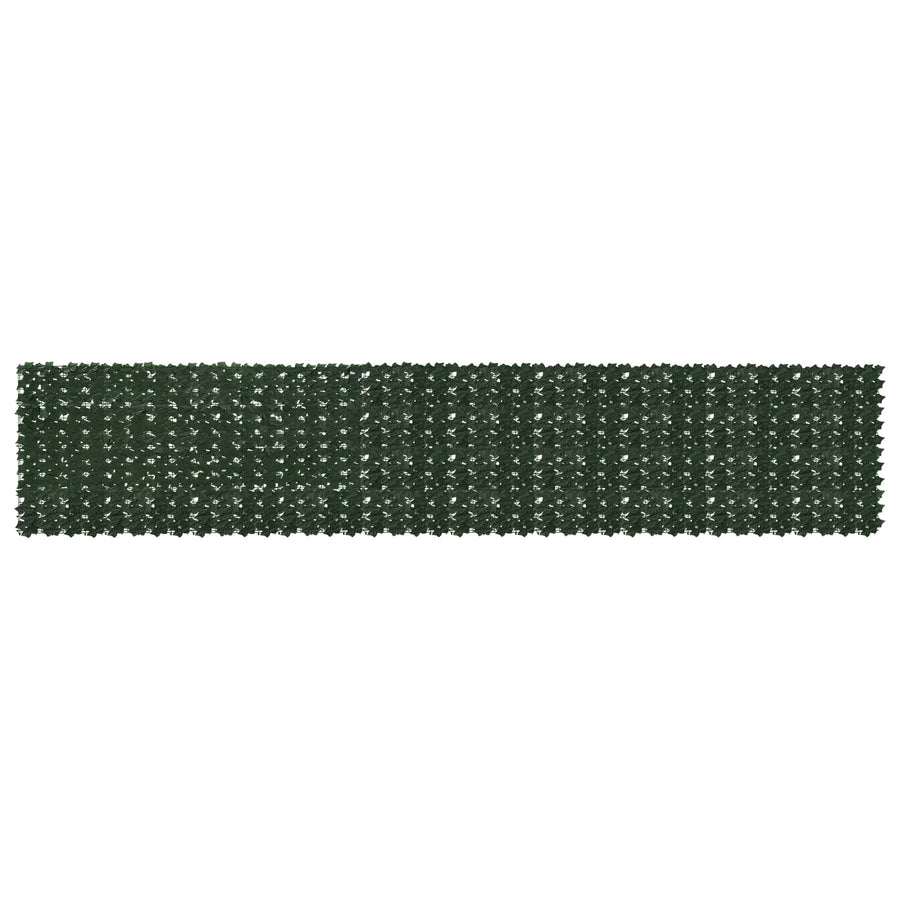 Balkonscherm met bladeren Donkergroen 500 x 100 cm