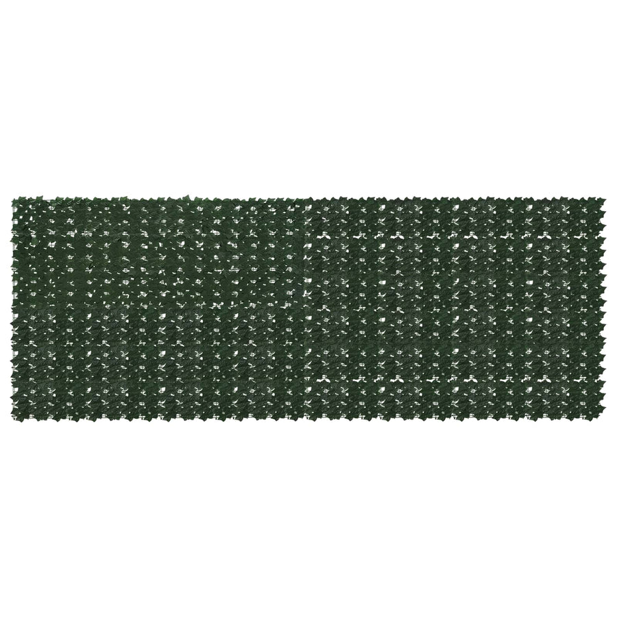 Balkonscherm met bladeren Donkergroen 400 x 150 cm