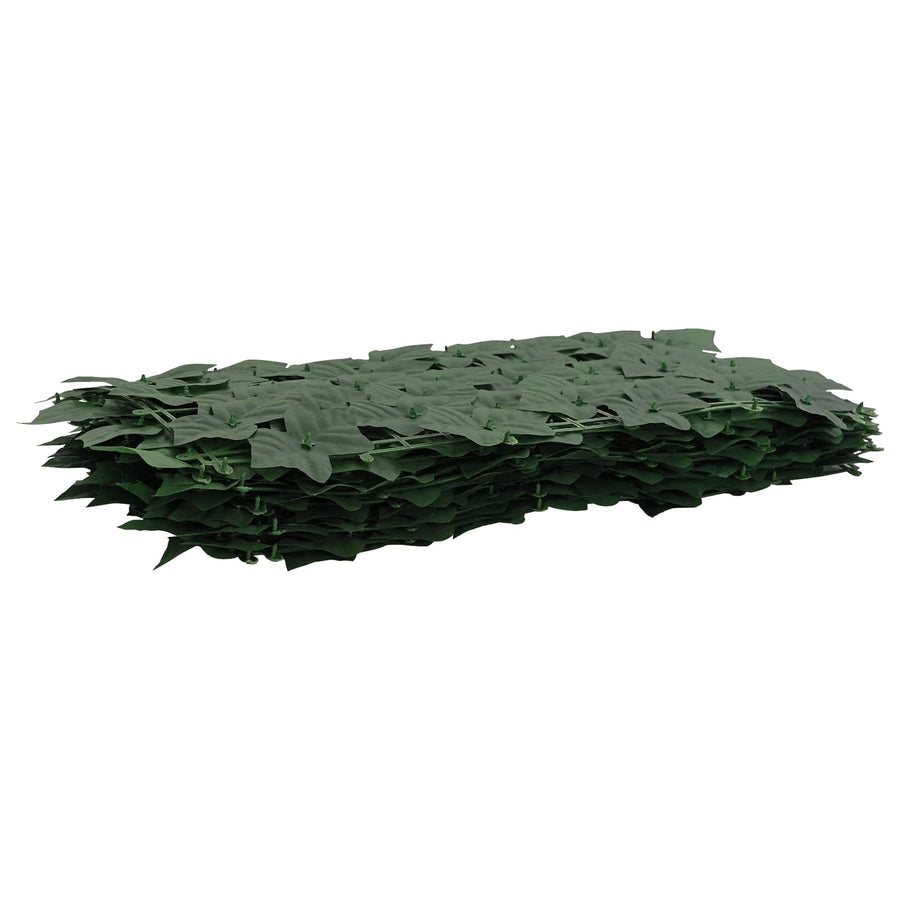 Balkonscherm met bladeren Donkergroen 500 x 150 cm