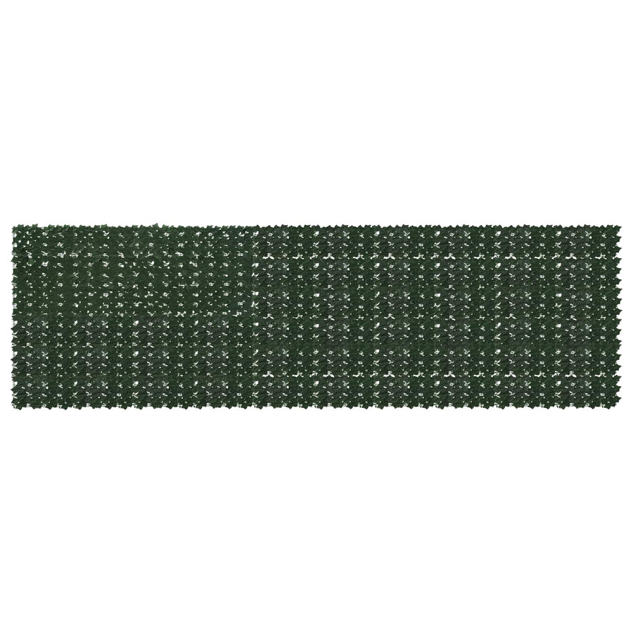 Balkonscherm met bladeren Donkergroen 500 x 150 cm
