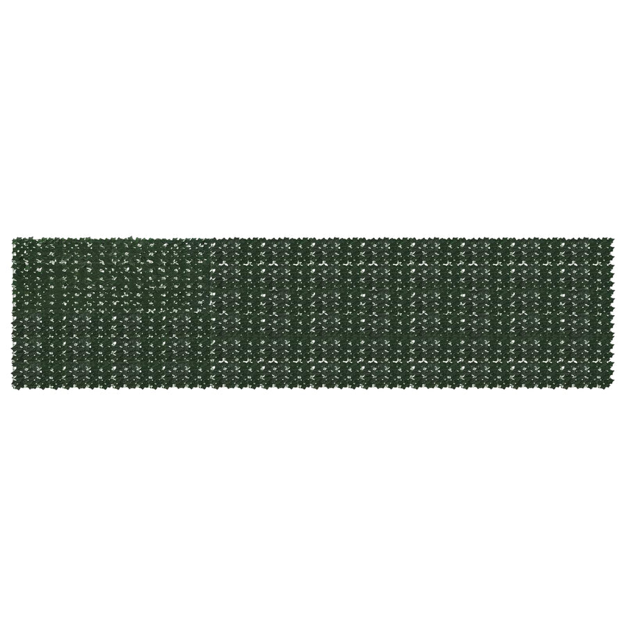 Balkonscherm met bladeren Donkergroen 600 x 150 cm