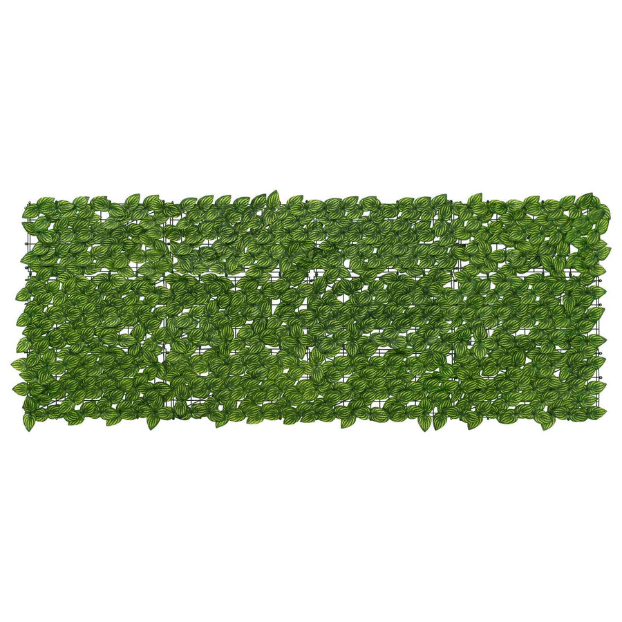 Balkonscherm met bladeren Groen en Geel 200 x 75 cm
