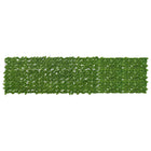 Balkonscherm 300x75 cm groen geel