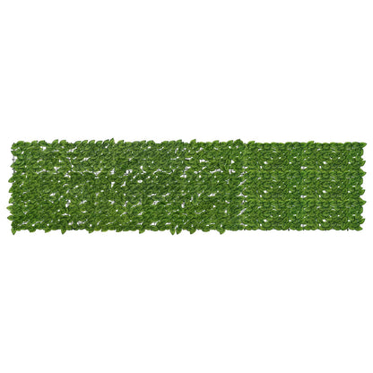 Balkonscherm met bladeren Groen en Geel 300 x 75 cm