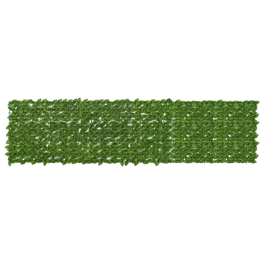 Balkonscherm met bladeren Groen en Geel 300 x 75 cm