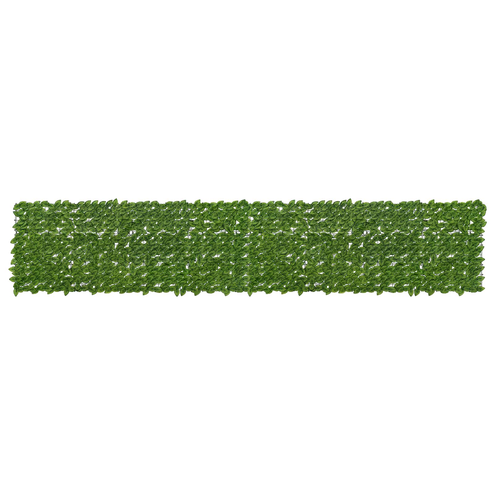 Balkonscherm met bladeren Groen en Geel 400 x 75 cm