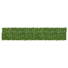 Balkonscherm met bladeren Groen en Geel 400 x 75 cm