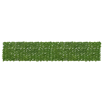 Balkonscherm met bladeren Groen en Geel 400 x 75 cm