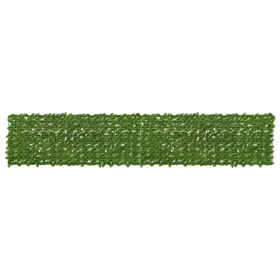 Balkonscherm met bladeren Groen en Geel 400 x 75 cm