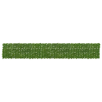 Balkonscherm met bladeren Groen en Geel 500 x 75 cm