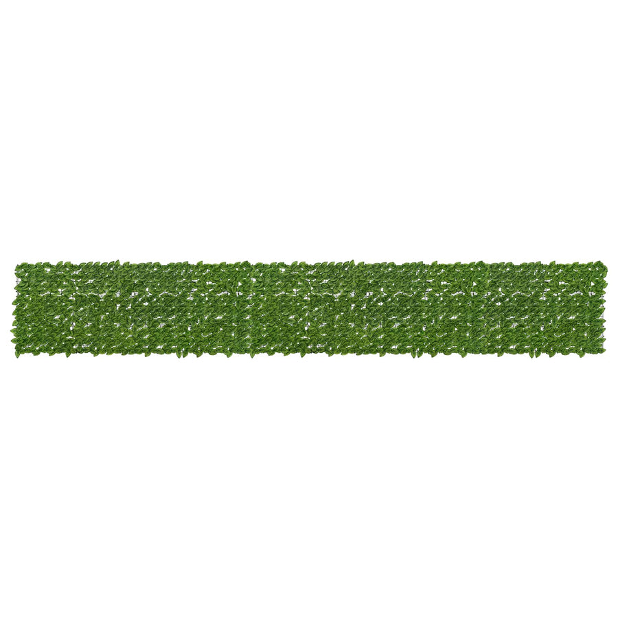 Balkonscherm met bladeren Groen en Geel 500 x 75 cm