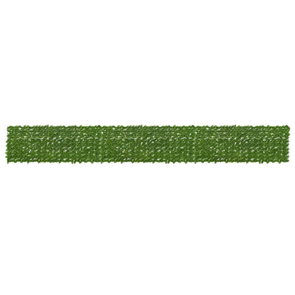 Balkonscherm met bladeren Groen en Geel 600 x 75 cm