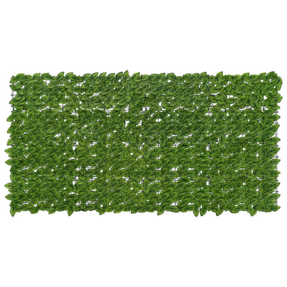 Balkonscherm met bladeren Groen en Geel 200 x 100 cm