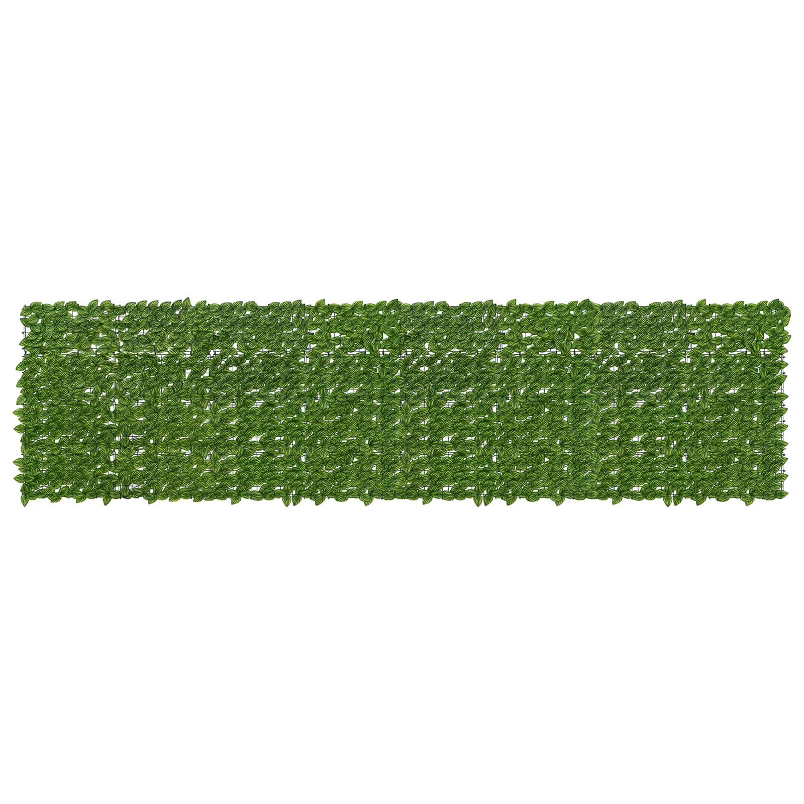 Balkonscherm met bladeren Groen en Geel 400 x 100 cm