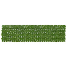 Balkonscherm met bladeren Groen en Geel 400 x 100 cm