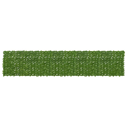 Balkonscherm met bladeren Groen en Geel 500 x 100 cm