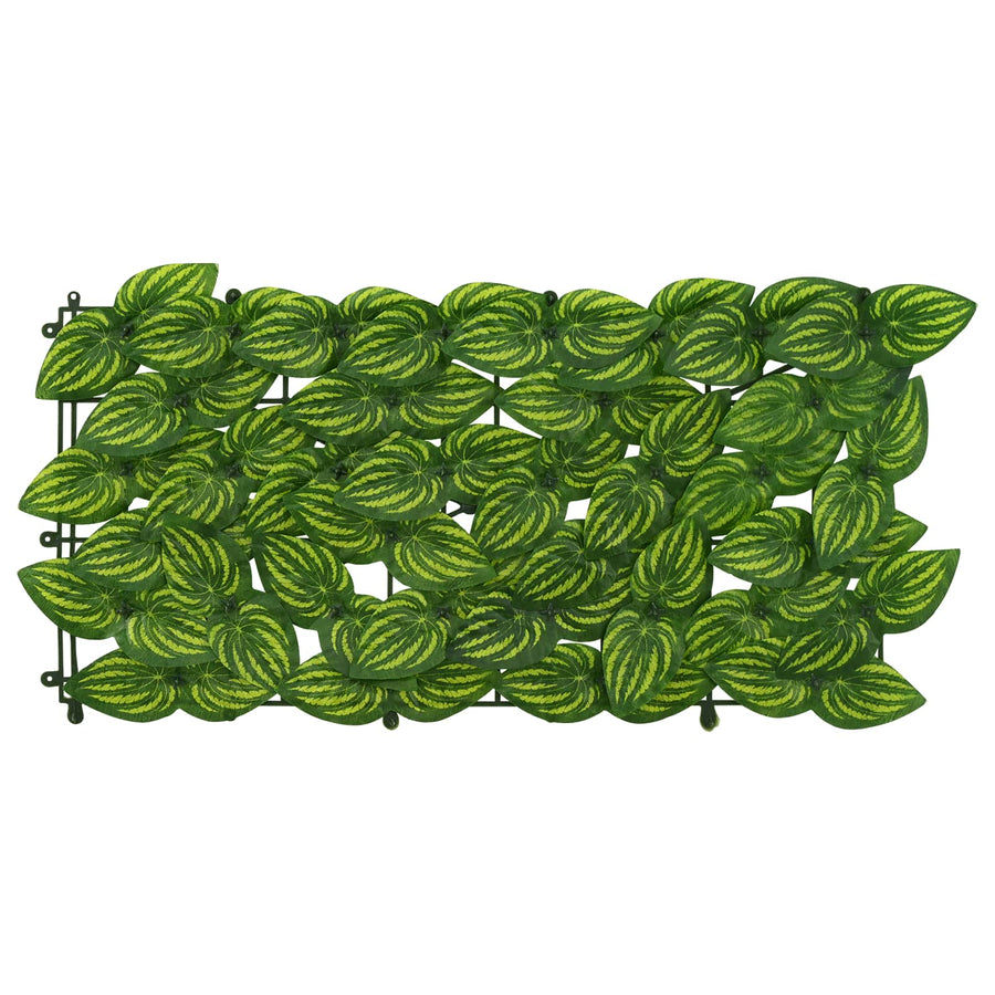 Balkonscherm met bladeren Groen en Geel 500 x 100 cm
