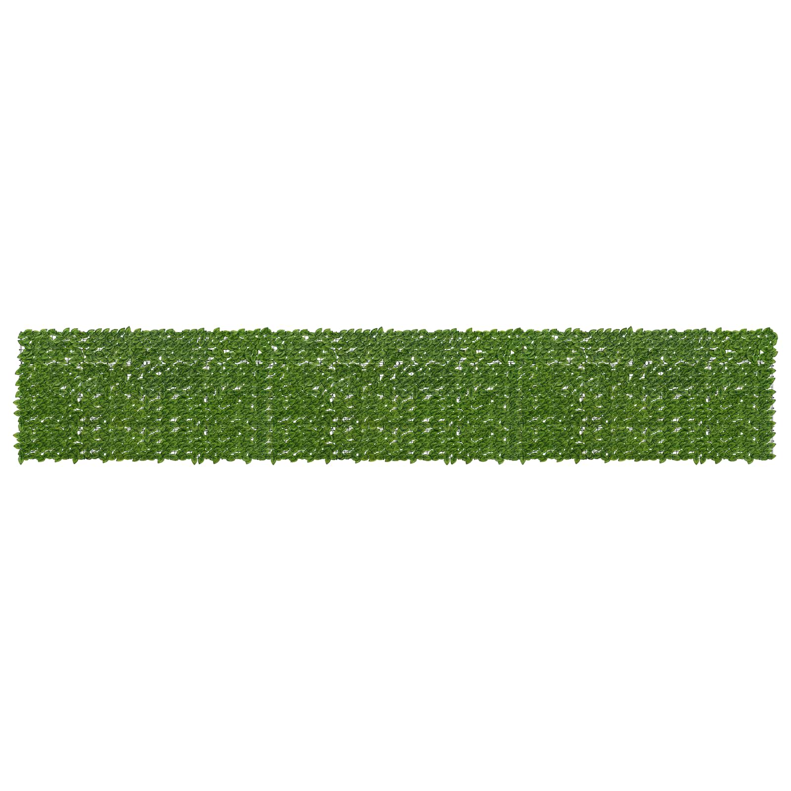 Balkonscherm met bladeren Groen en Geel 600 x 100 cm