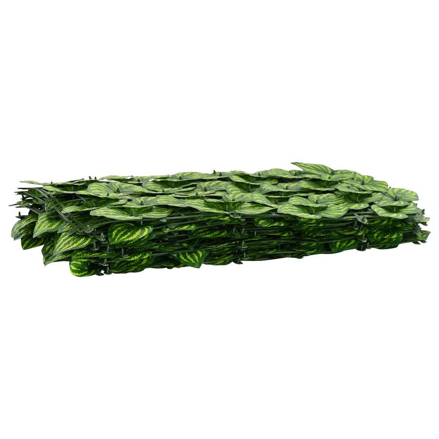 Balkonscherm met bladeren Groen en Geel 400 x 150 cm