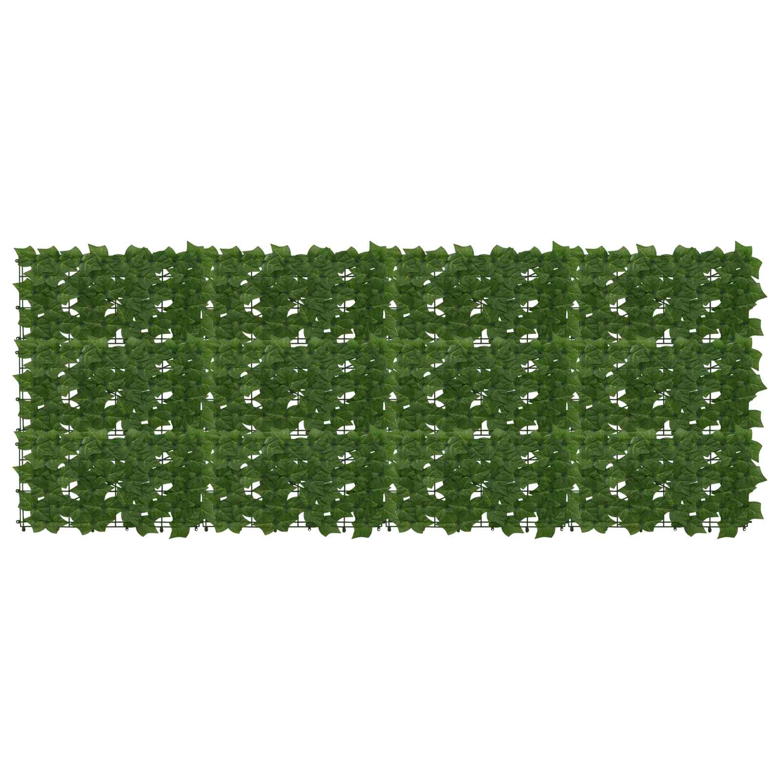 Balkonscherm met bladeren Groen 200 x 75 cm