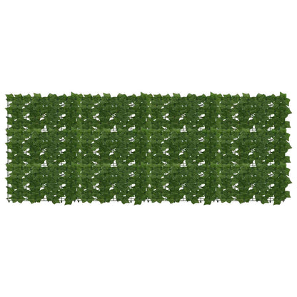Balkonscherm met bladeren Groen 200 x 75 cm