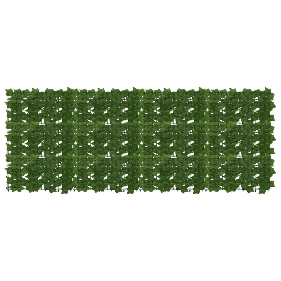 Balkonscherm met bladeren Groen 200 x 75 cm