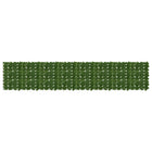 Balkonscherm 400x75 cm groen met bladeren