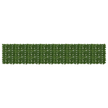 Balkonscherm met bladeren Groen 400 x 75 cm