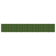 Balkonscherm met bladeren Groen 500 x 75 cm