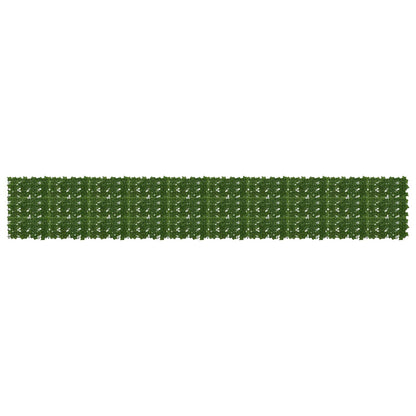 Balkonscherm met bladeren Groen 500 x 75 cm