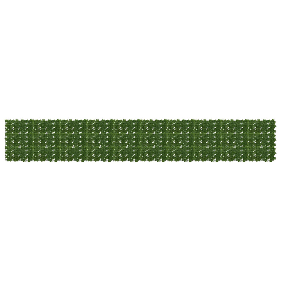 Balkonscherm met bladeren Groen 500 x 75 cm