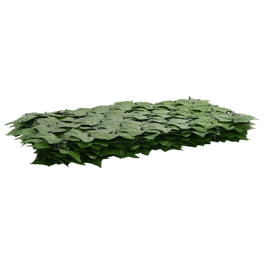 Balkonscherm met bladeren Groen 600 x 75 cm