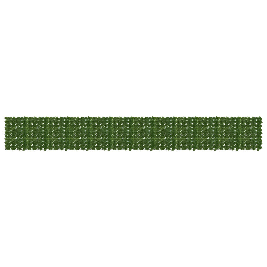 Balkonscherm met bladeren Groen 600 x 75 cm