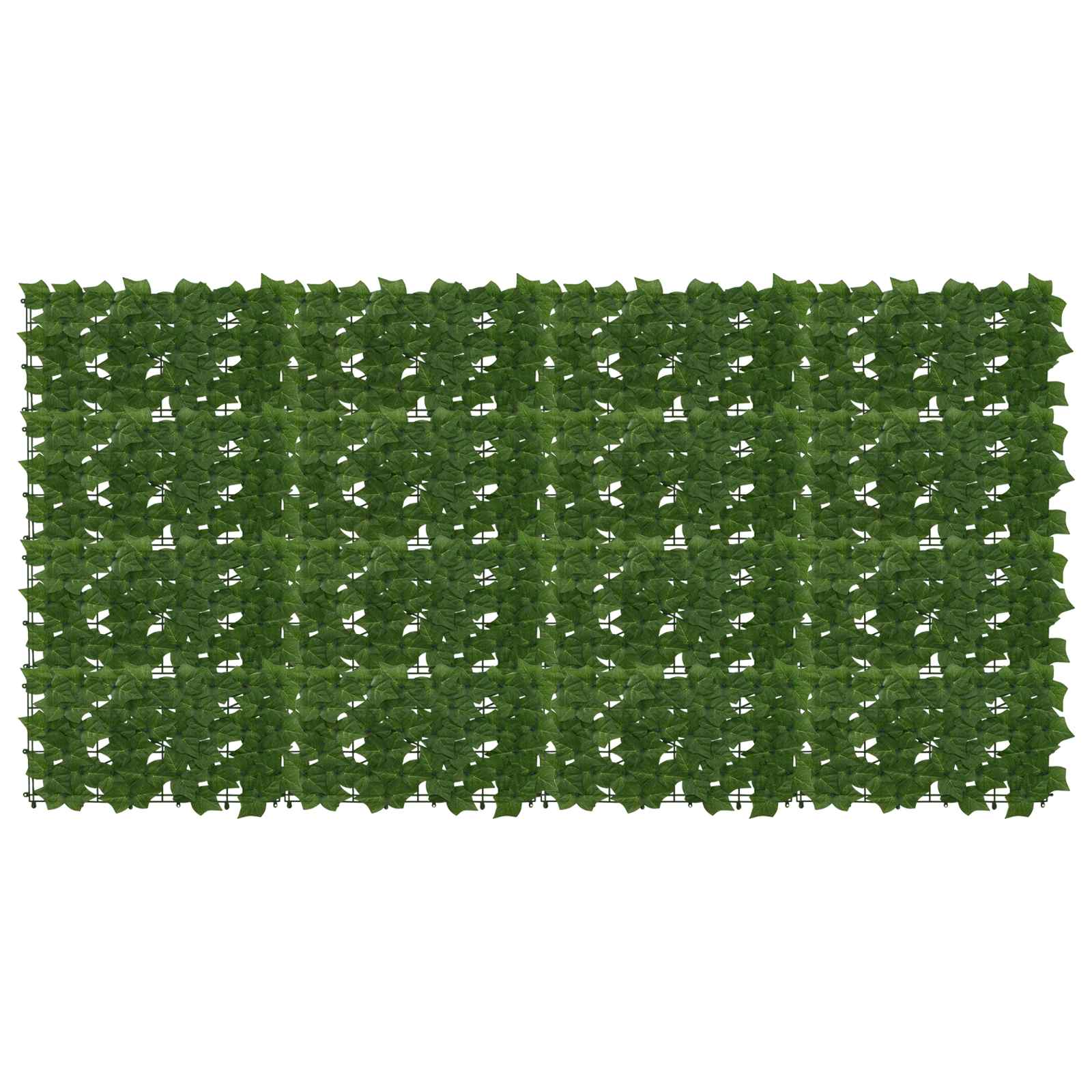 Balkonscherm met bladeren Groen 200 x 100 cm
