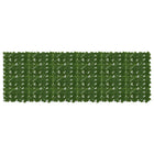 Balkonscherm 300x100 cm groen bladpatroon