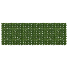 Balkonscherm met bladeren Groen 300 x 100 cm