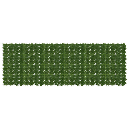 Balkonscherm met bladeren Groen 300 x 100 cm