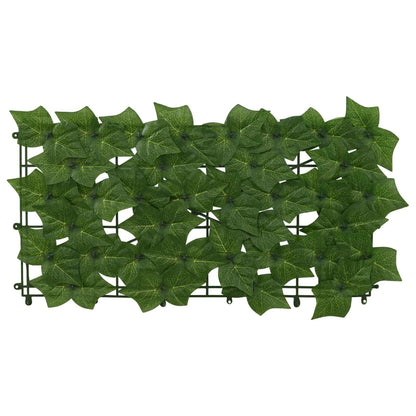 Balkonscherm met bladeren Groen 300 x 100 cm