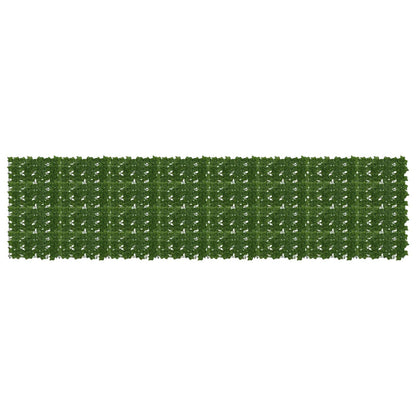 Balkonscherm met bladeren Groen 400 x 100 cm