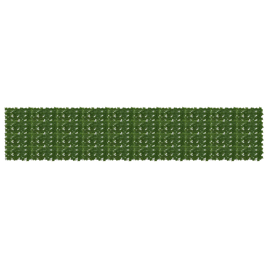 Balkonscherm met bladeren Groen 500 x 100 cm