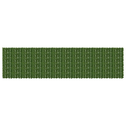 Balkonscherm met bladeren Groen 600 x 150 cm