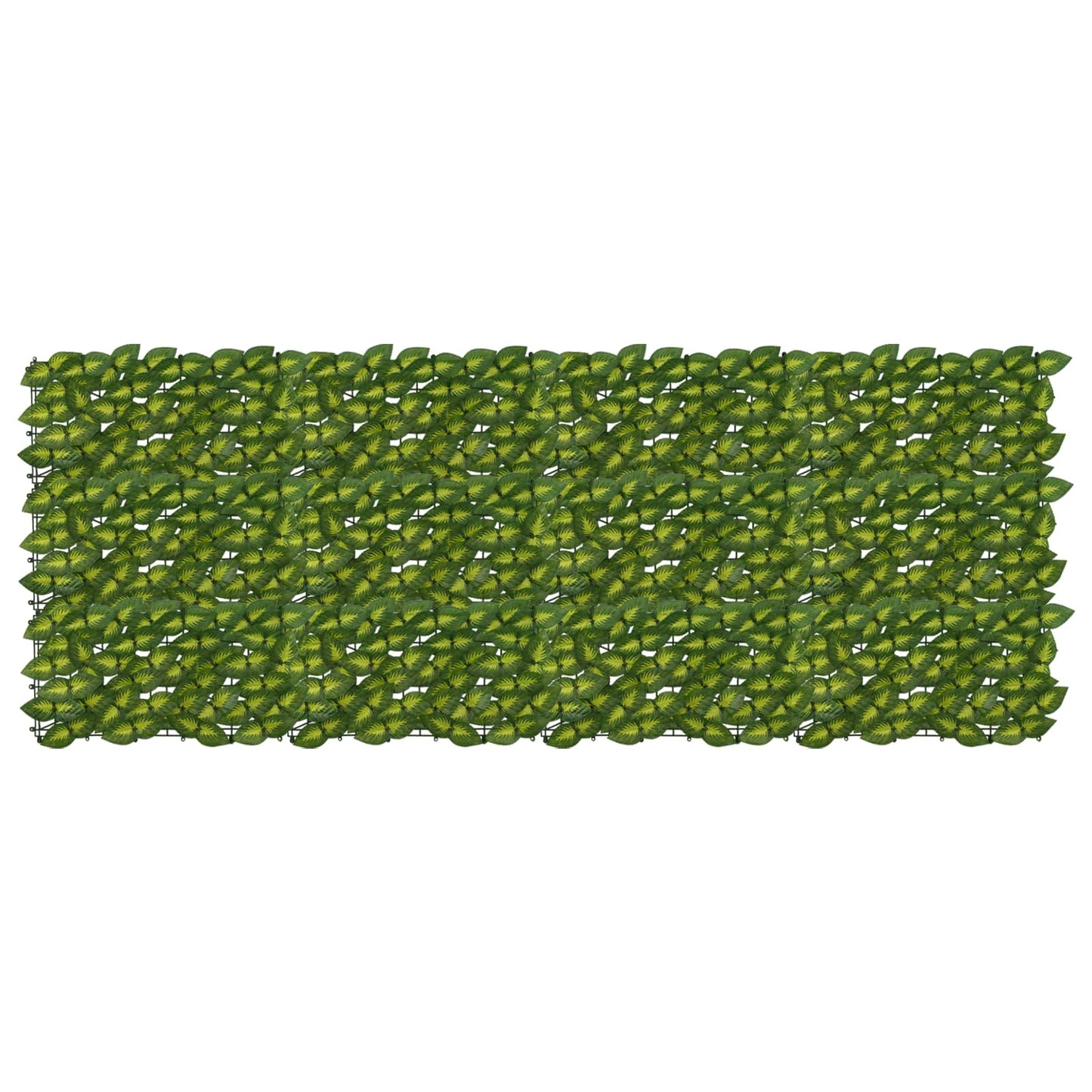 Balkonscherm met bladeren Groen en Geel 200 x 75 cm