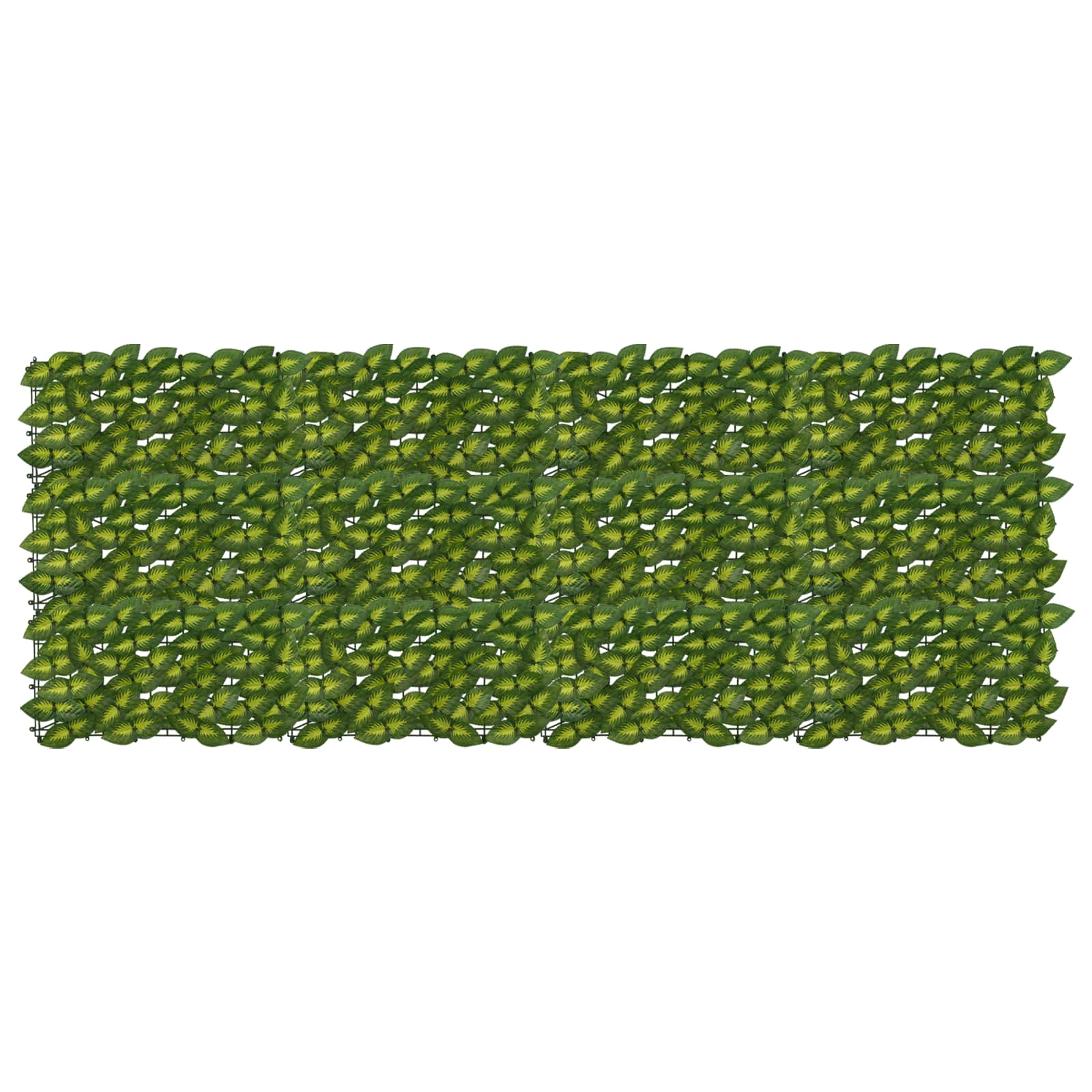 Balkonscherm met bladeren Groen en Geel 200 x 75 cm