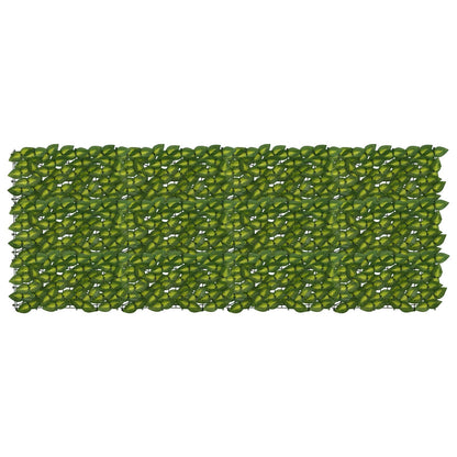 Balkonscherm met bladeren Groen en Geel 200 x 75 cm