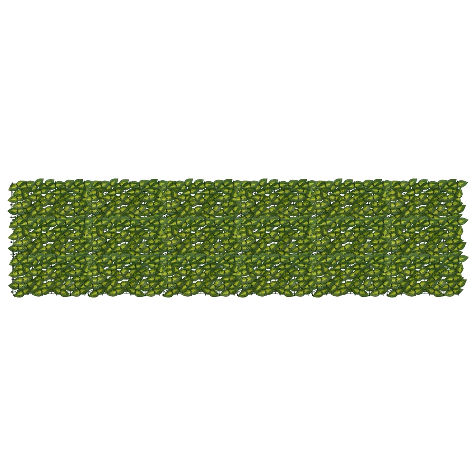 Balkonscherm met bladeren Groen en Geel 300 x 75 cm