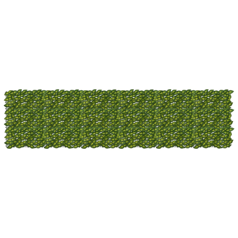 Balkonscherm met bladeren Groen en Geel 300 x 75 cm