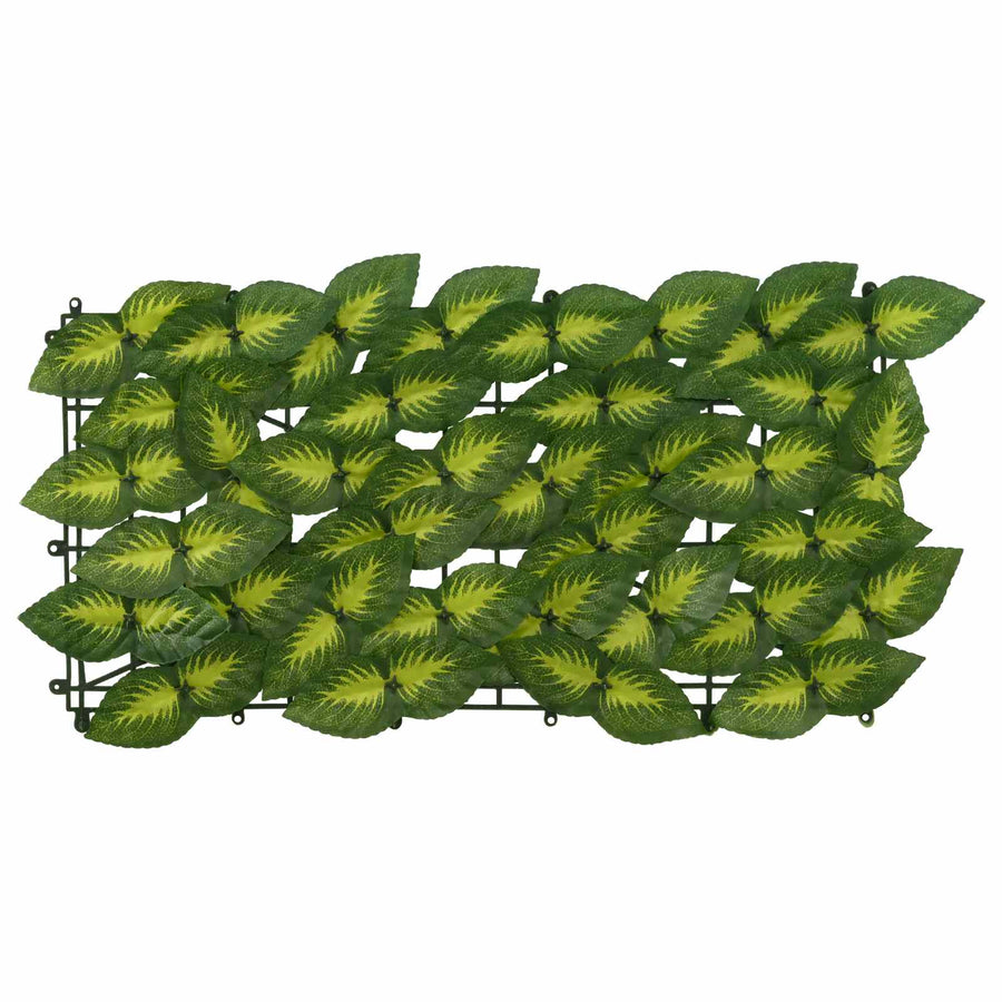 Balkonscherm met bladeren Groen en Geel 300 x 75 cm