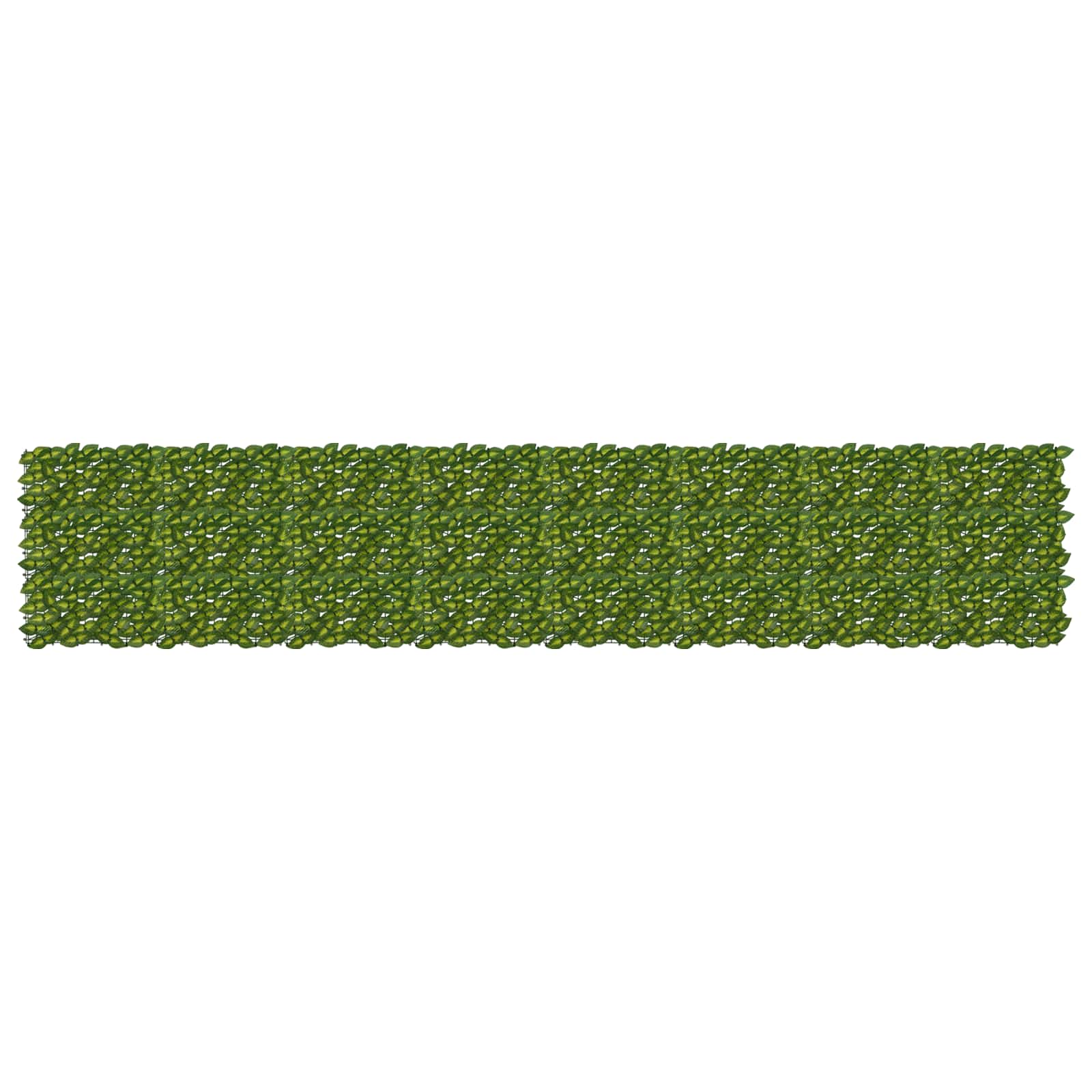 Balkonscherm met bladeren Groen en Geel 400 x 75 cm