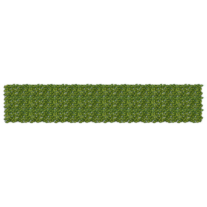 Balkonscherm met bladeren Groen en Geel 400 x 75 cm