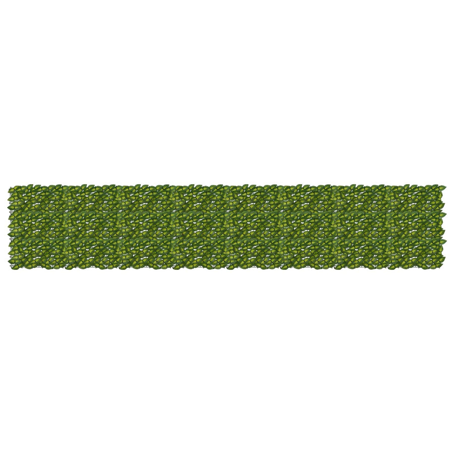 Balkonscherm met bladeren Groen en Geel 400 x 75 cm